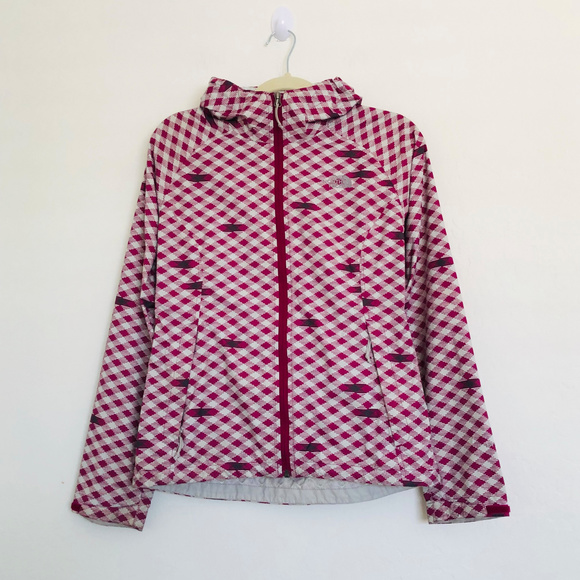 The North Face Jackets & Blazers - The North Face Pink and White Zip Up Jacket